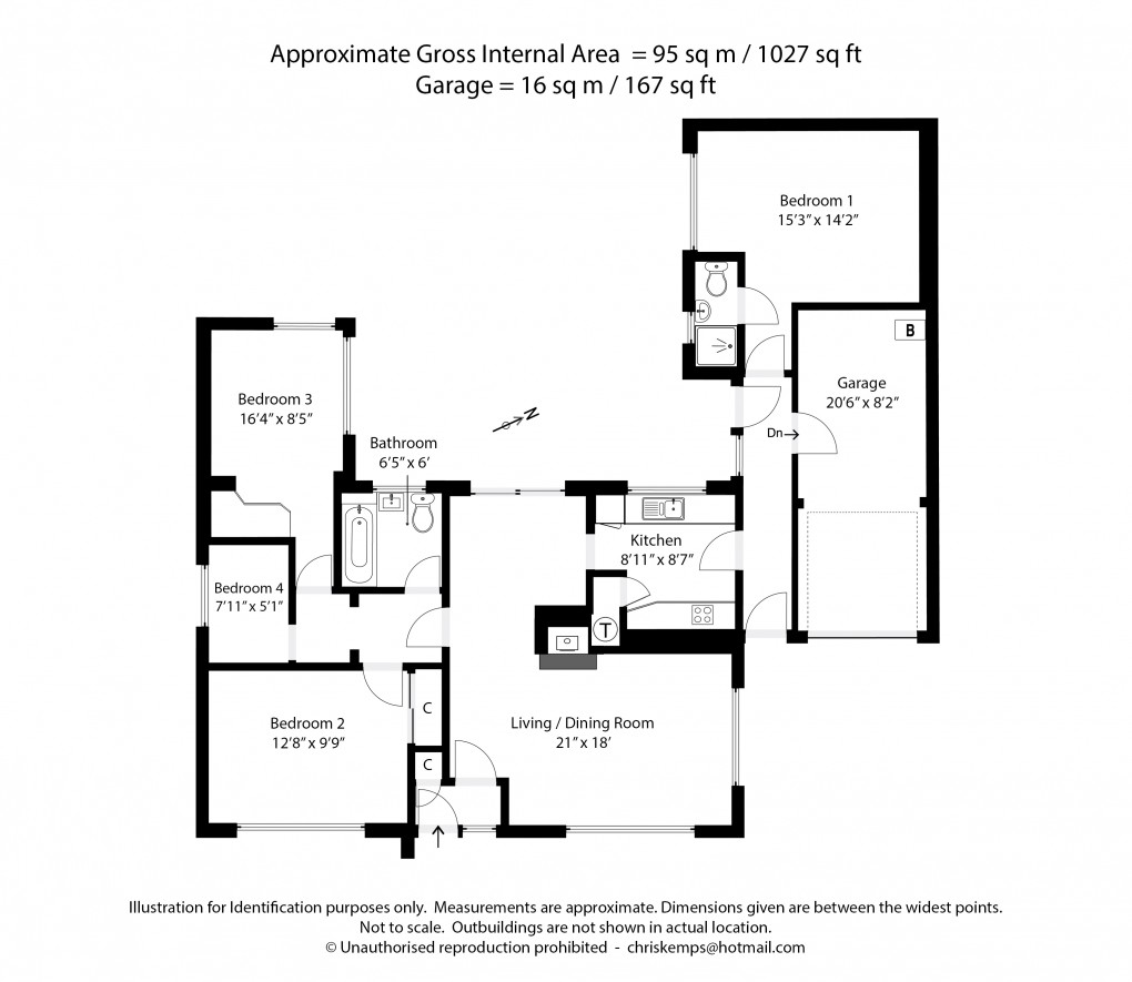 Floorplan for Elham, Canterbury, Kent