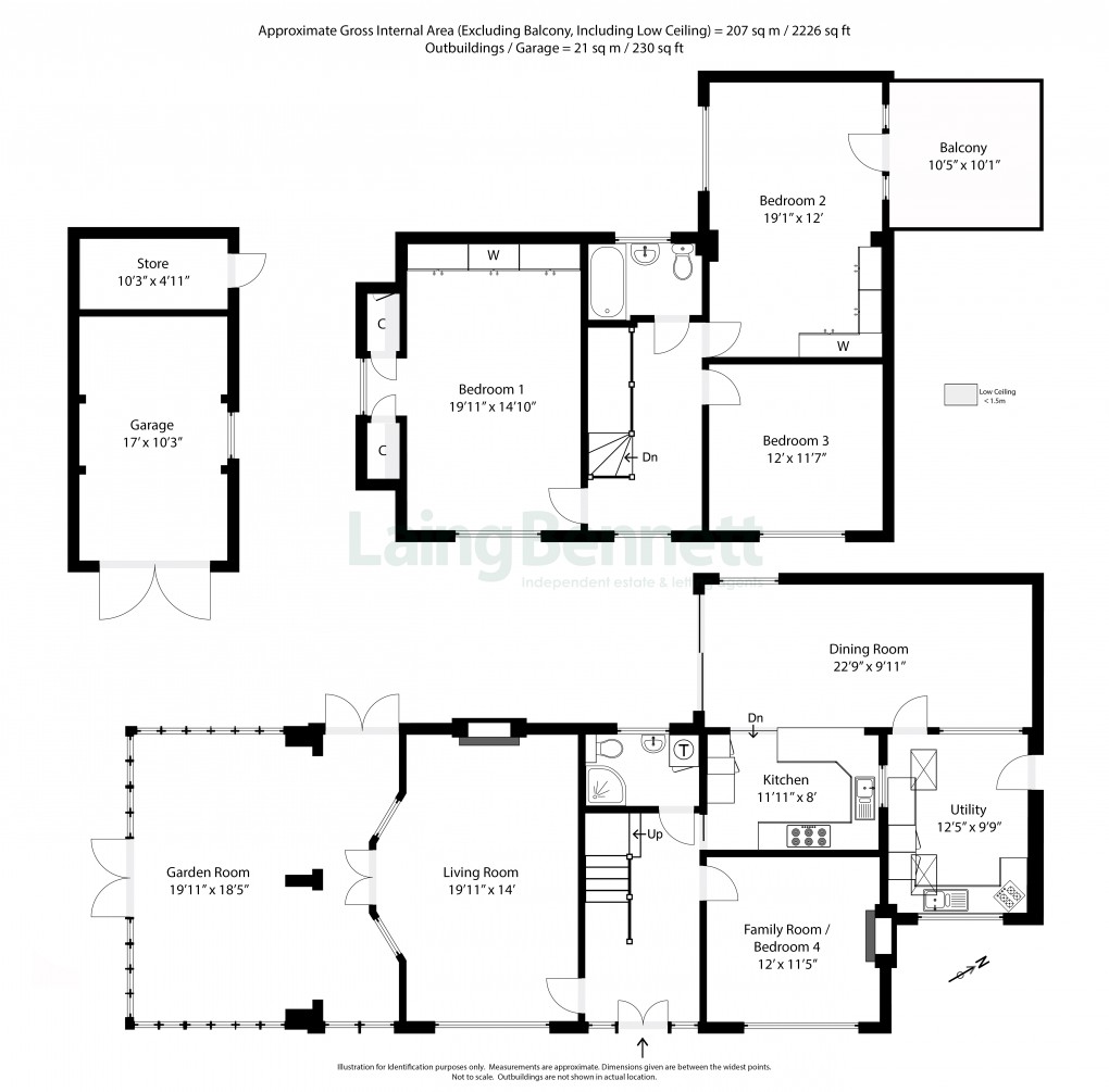 Floorplan for Elham, Canterbury, Kent