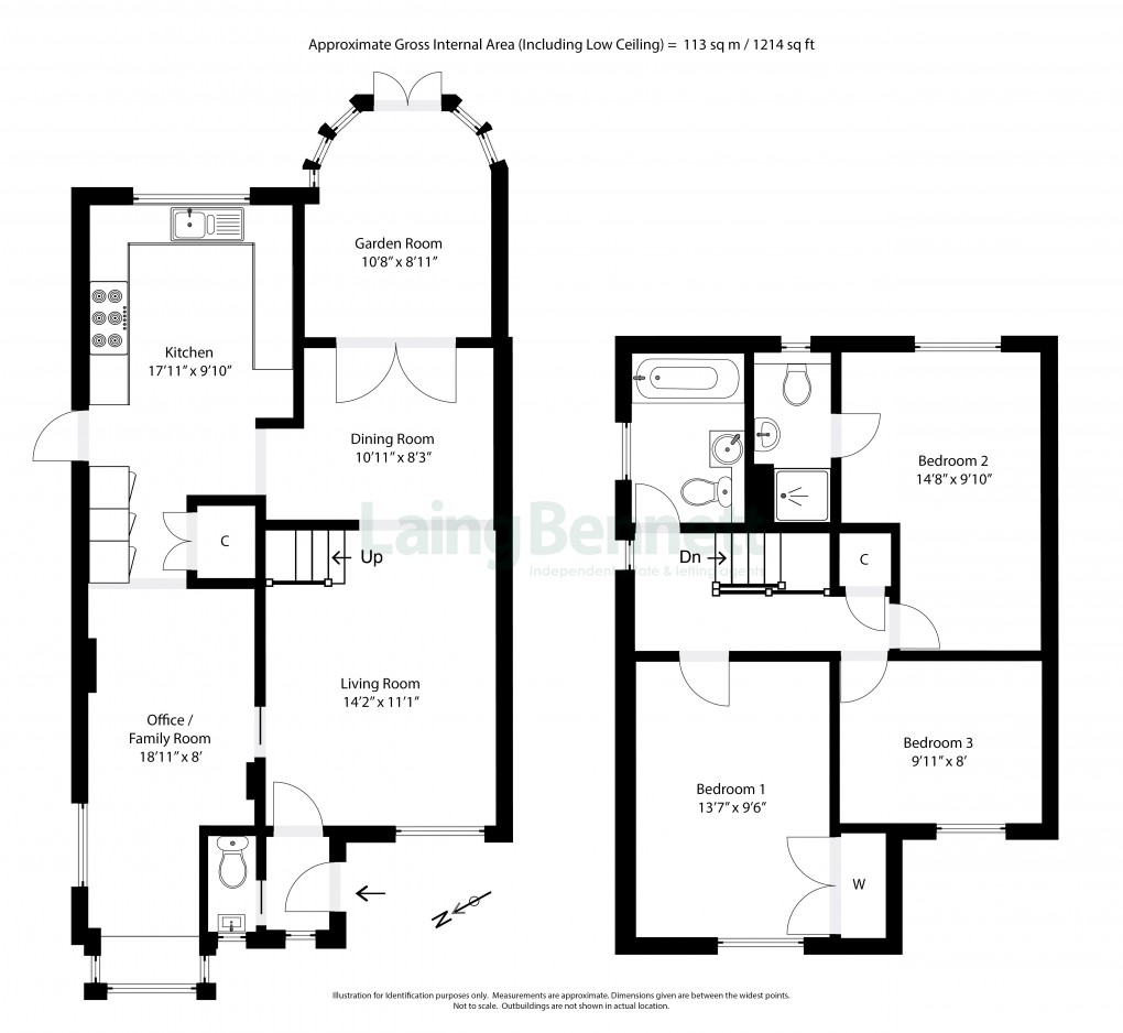 Floorplan for Lyminge, Folkestone, Kent