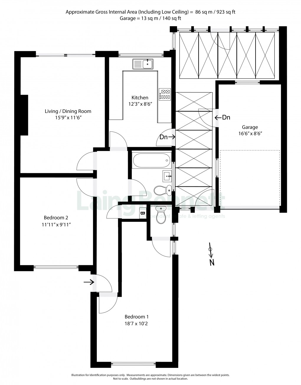 Floorplan for Lyminge, Folkestone, Kent