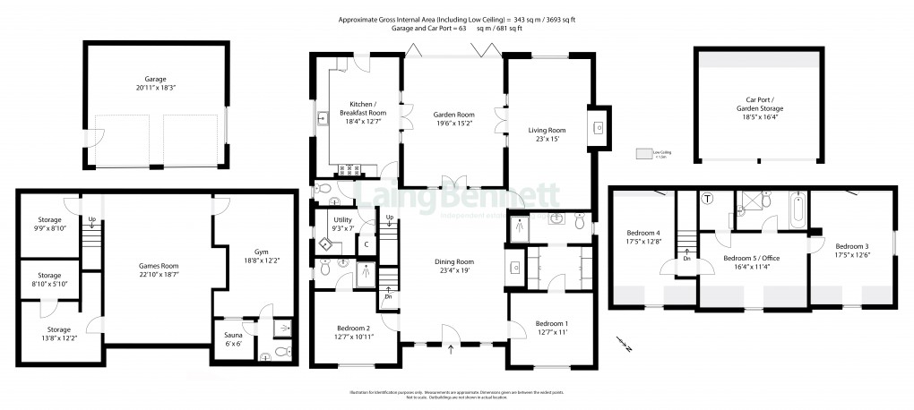 Floorplan for Elham, Canterbury, Kent