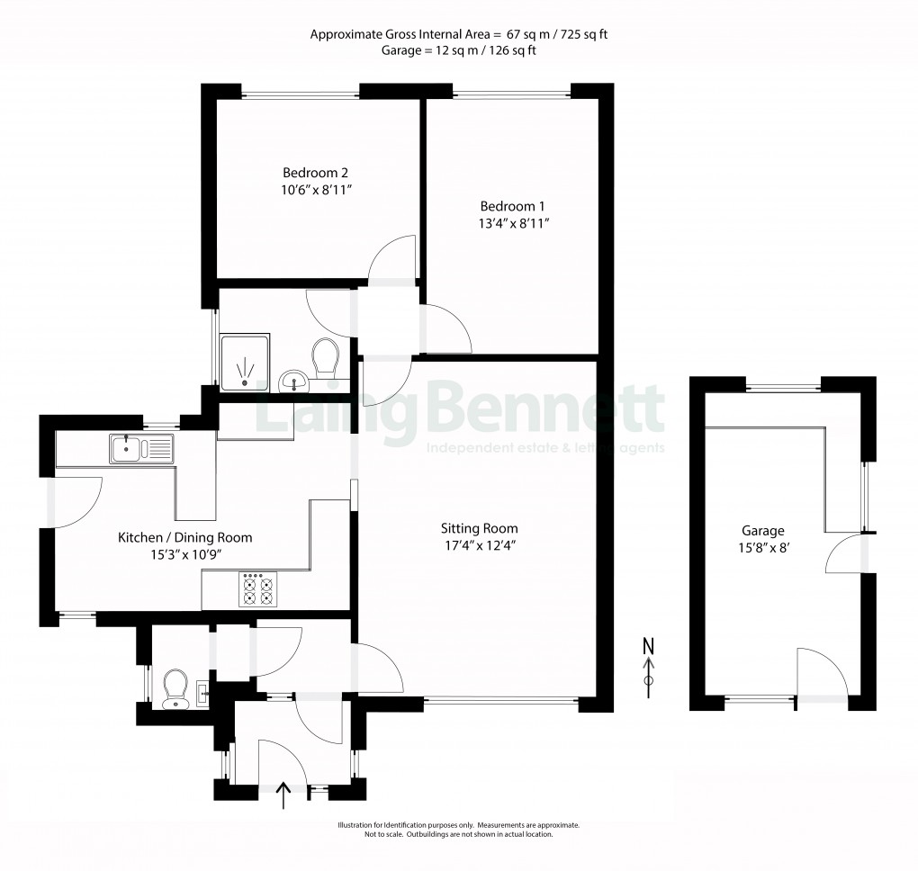 Floorplan for Lyminge, Folkestone, Kent