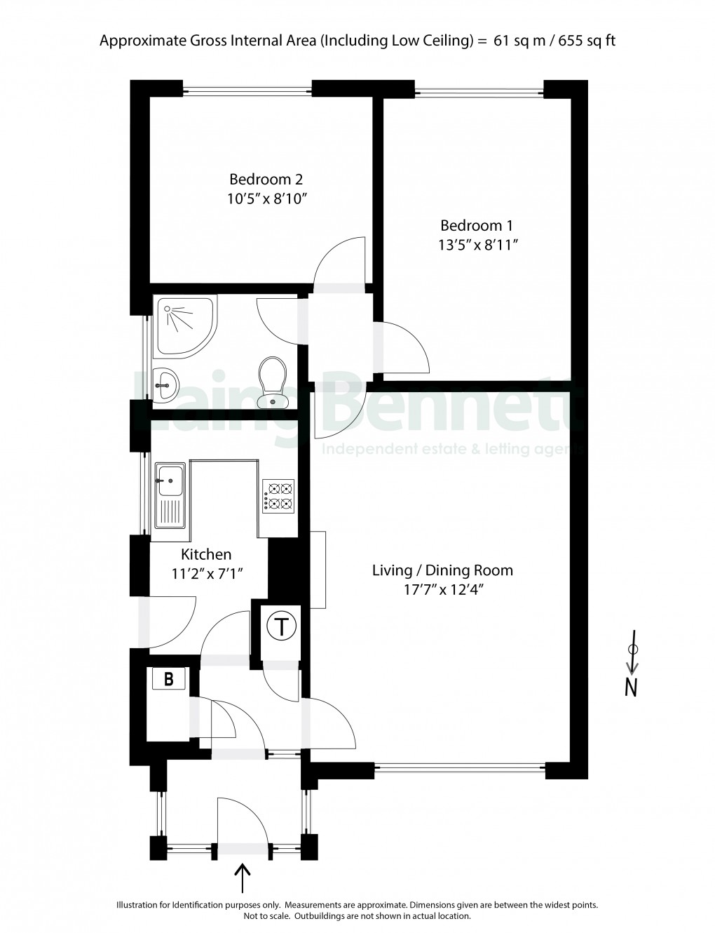 Floorplan for Lyminge, Folkestone, Kent