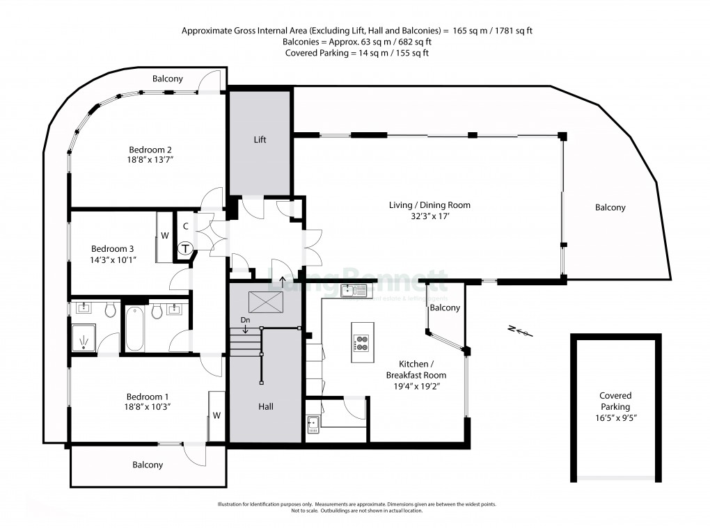 Floorplan for Range Road, Hythe, Kent