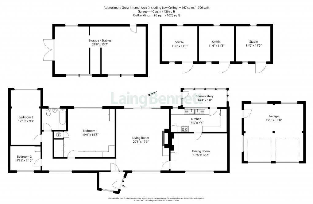 Floorplan for Rhodes Minnis, Canterbury, Kent