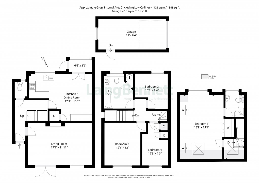 Floorplan for Etchinghill, Folkestone, Kent