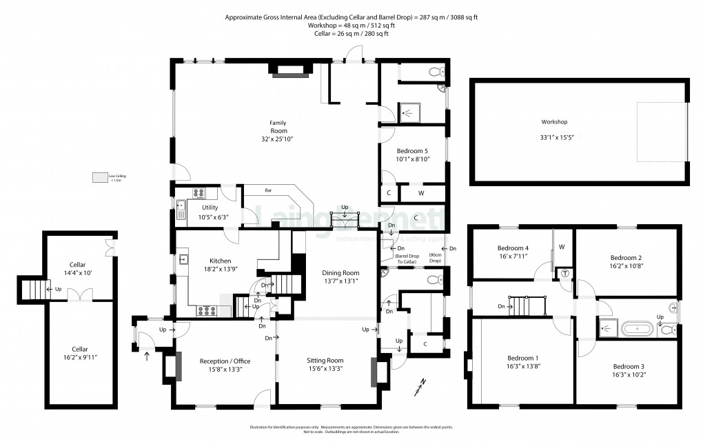 Floorplan for Elham, Canterbury, Kent