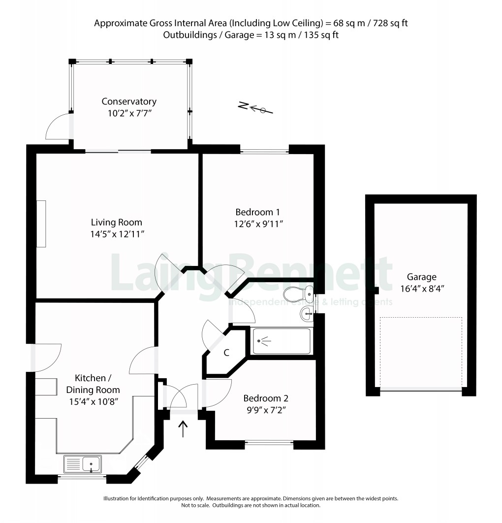 Floorplan for Lyminge, Folkestone, Kent