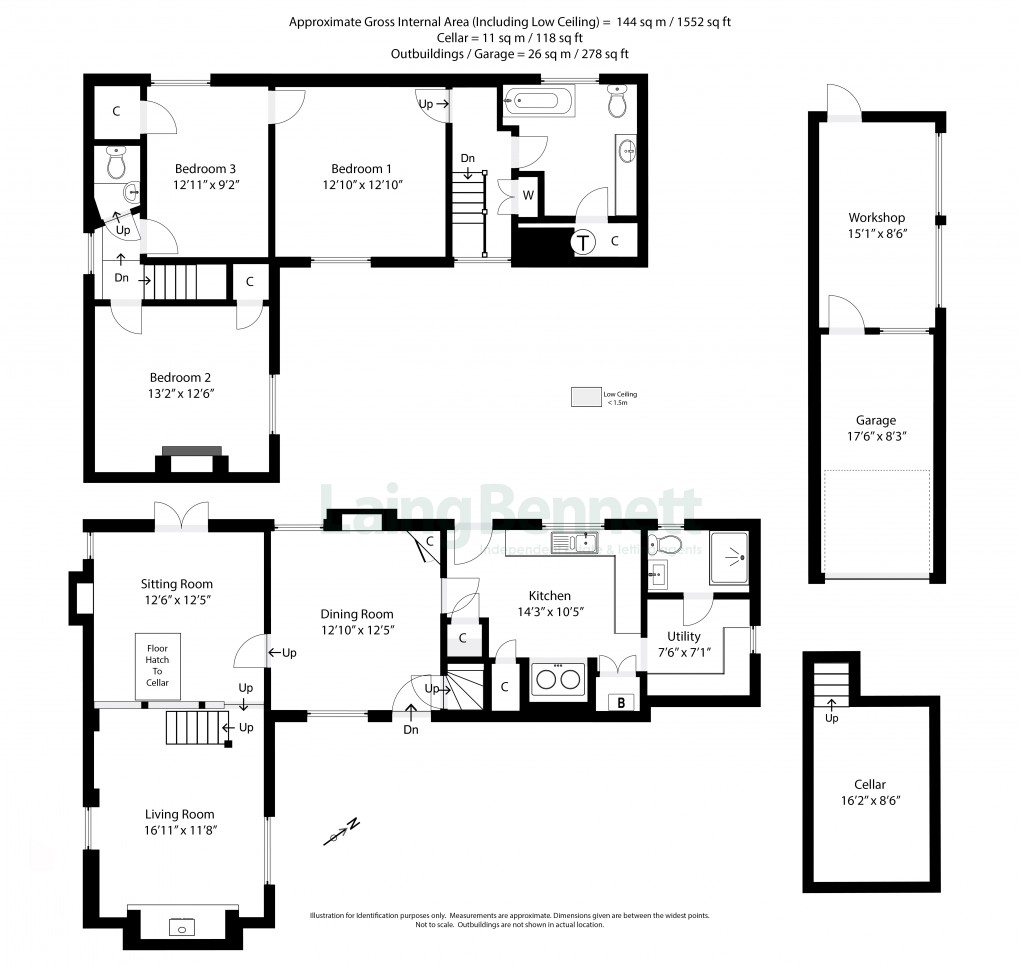 Floorplan for Barham, Canterbury, Kent