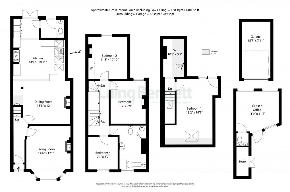 Floorplan for Drellingore, Folkestone, Kent