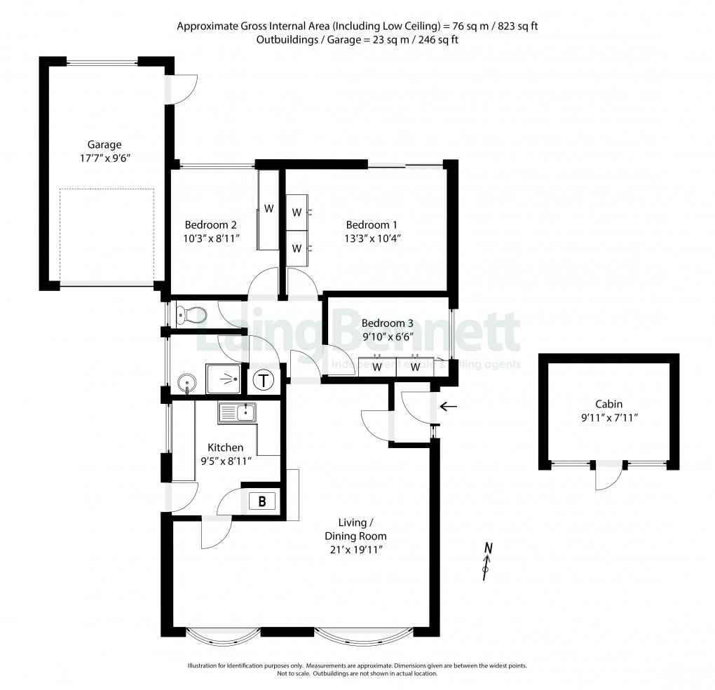 Floorplan for Lyminge, Folkestone, Kent