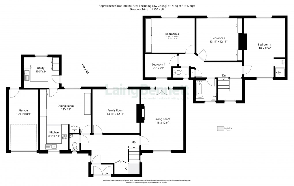 Floorplan for Cherry Garden Lane, Folkestone, Kent