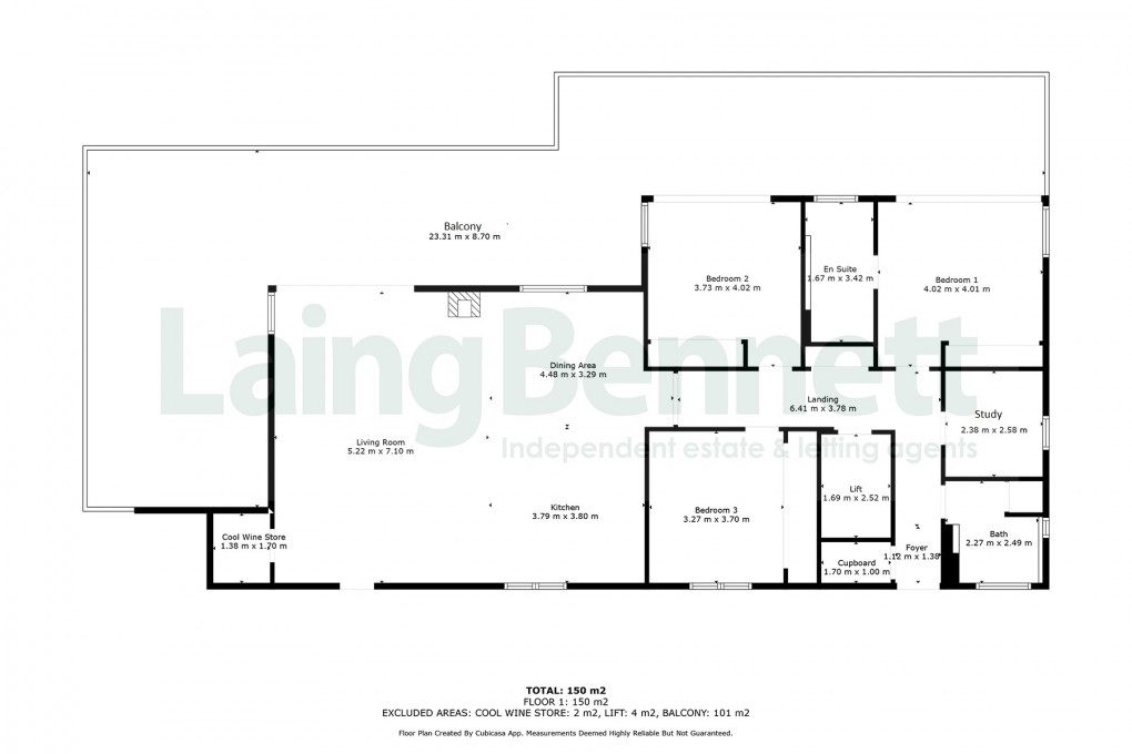 Floorplan for Seabrook Road, Hythe, Kent