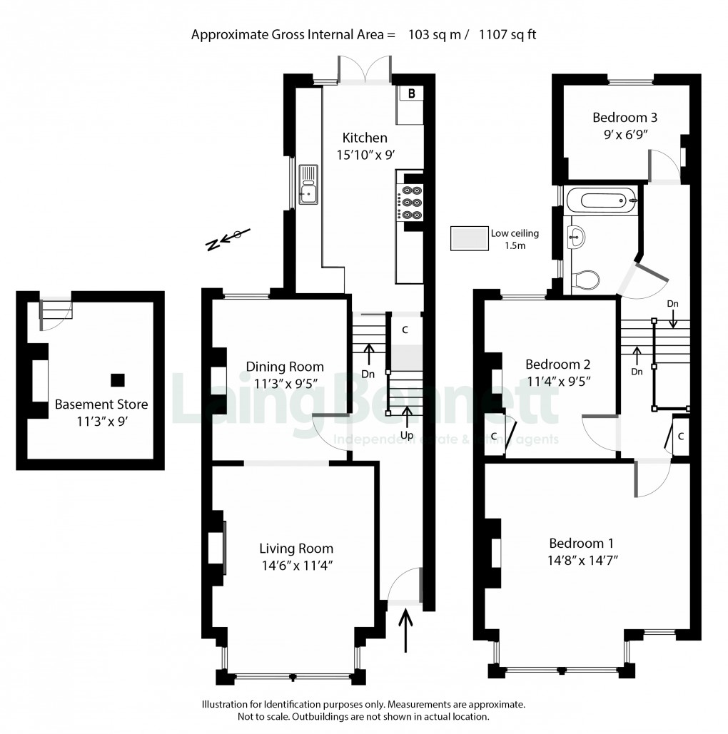 Floorplan for Elham, Canterbury, Kent