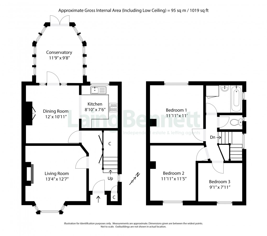 Floorplan for Lyminge, Folkestone, Kent