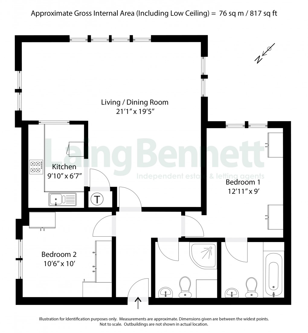 Floorplan for The Durlocks, Folkestone, Kent