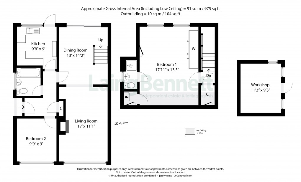 Floorplan for Lyminge, Folkestone, Kent