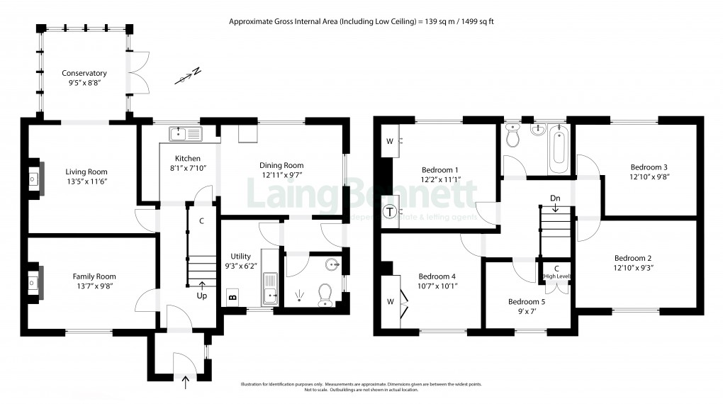 Floorplan for Bladbean, Canterbury, Kent