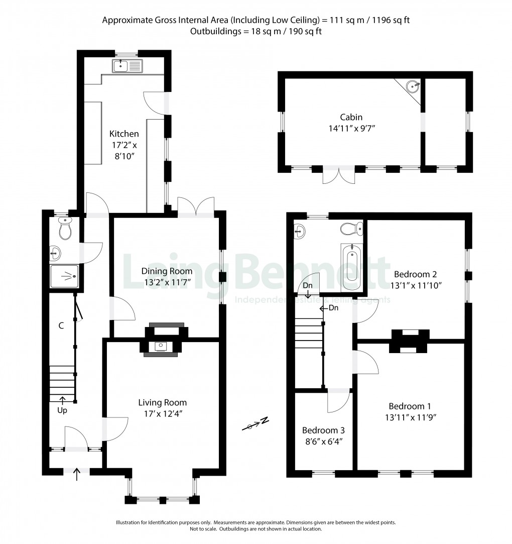 Floorplan for Elham, Canterbury, Kent