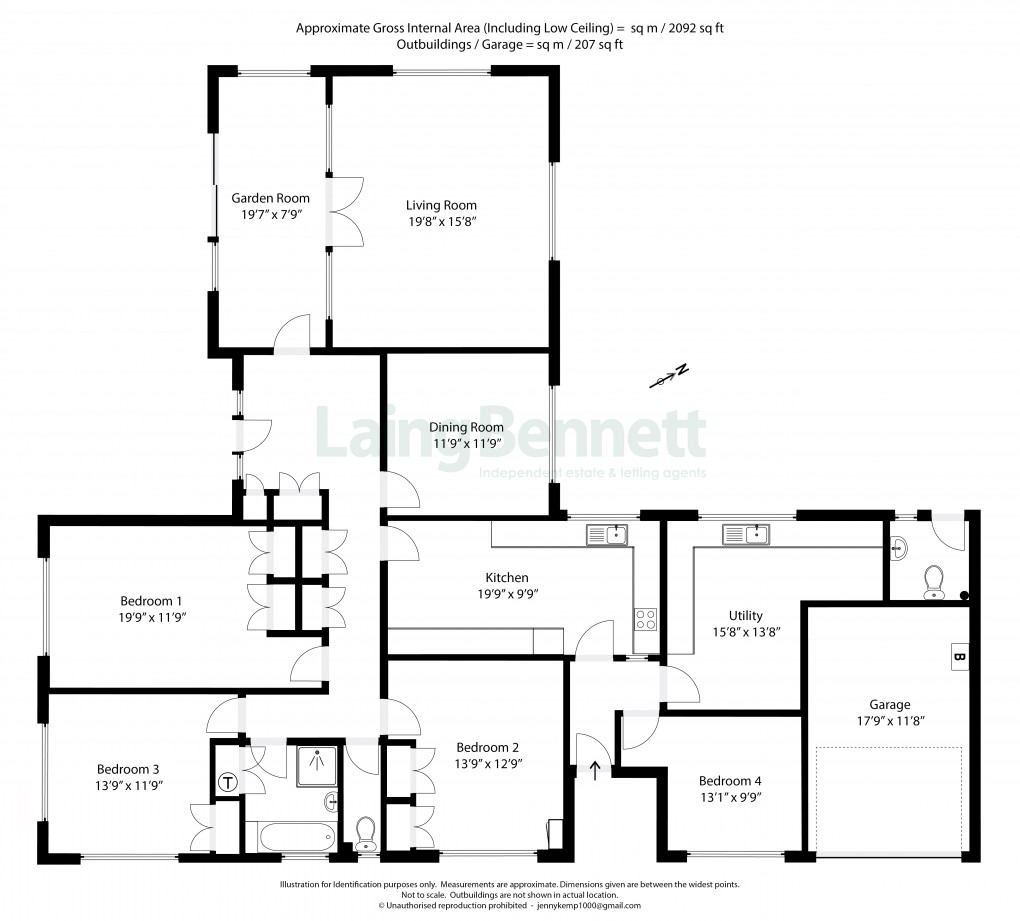 Floorplan for Hawkinge, Folkestone, Kent