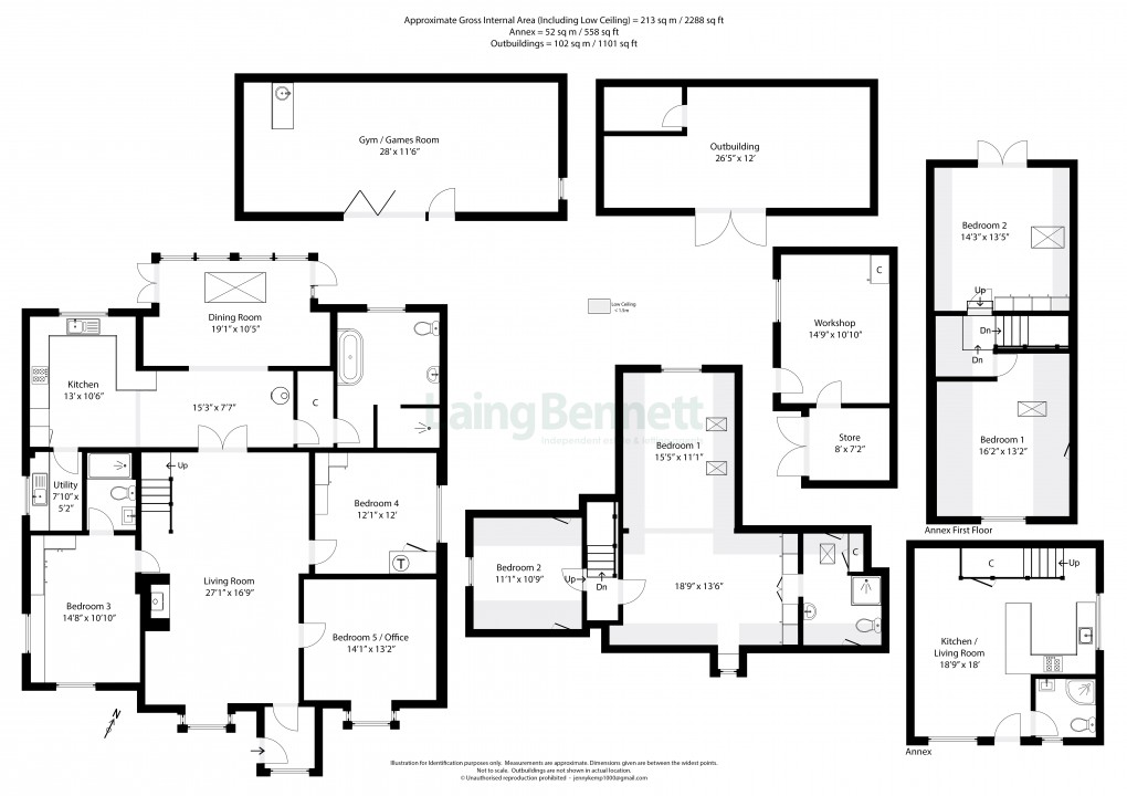 Floorplan for Elham, Canterbury, Kent