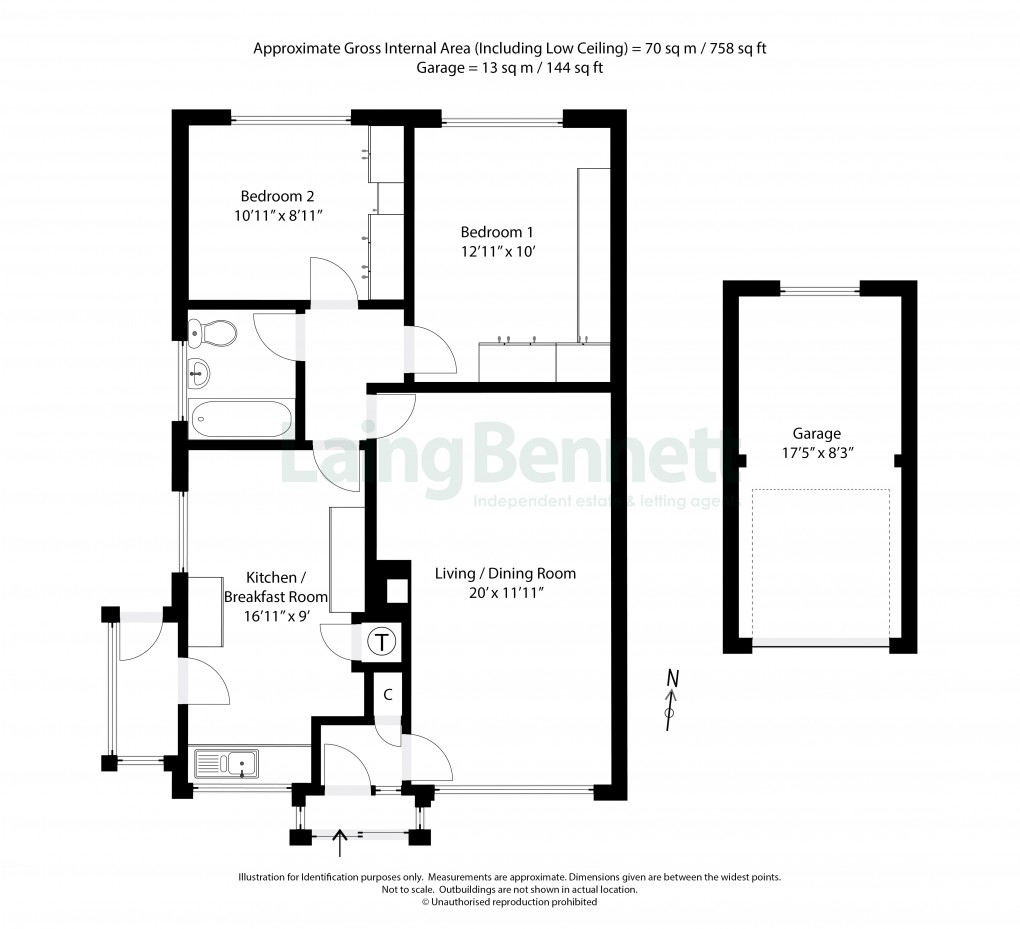 Floorplan for Lyminge, Folkestone, Kent