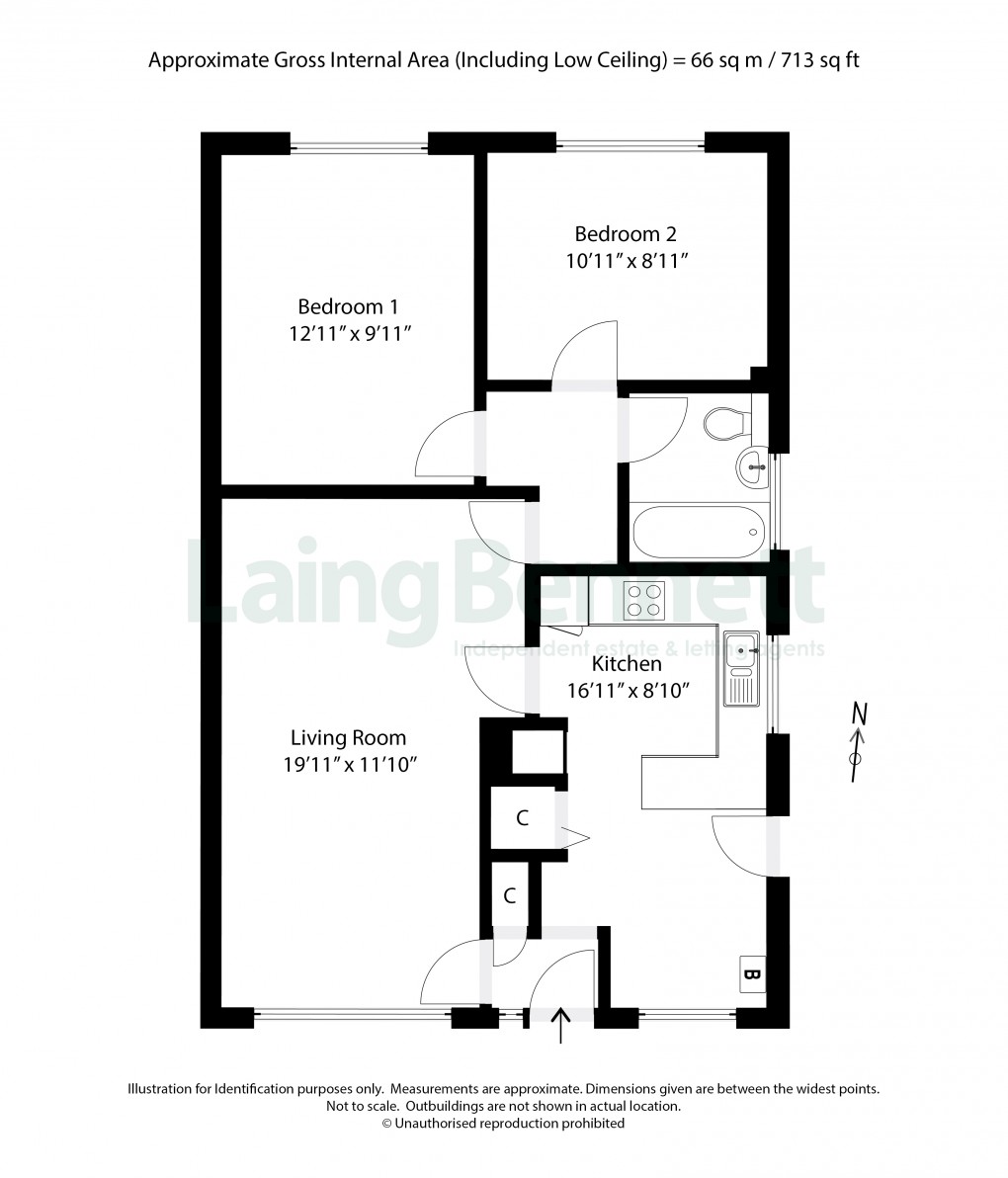 Floorplan for Lyminge, Folkestone, Kent