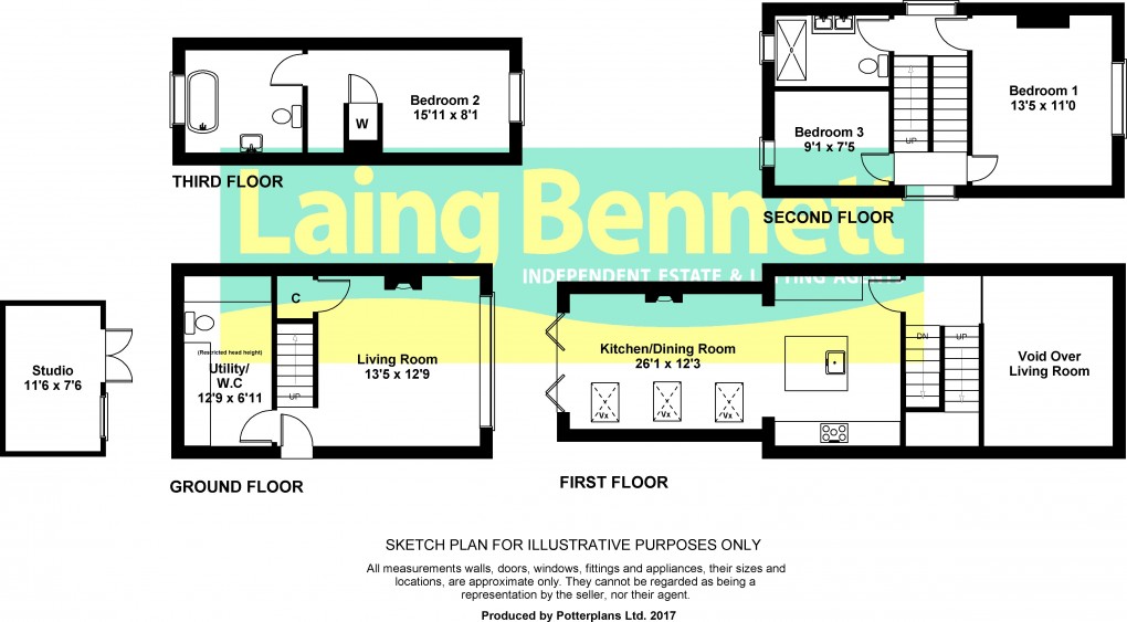 Floorplan for Elham, Canterbury, Kent